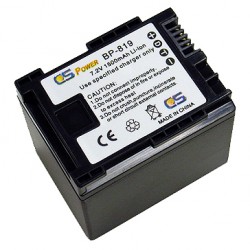 BP-819 BP819 Replacement Battery For Canon Camera - Fully Decoded