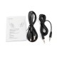 A1-Tech Wireless Bluetooth Stereo Headset with Mic and FM Radio - Black.