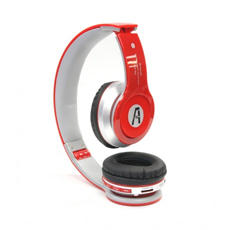 A1-Tech Wireless Bluetooth Stereo Headset with Mic and FM Radio - White.