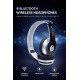 A1-Tech Wireless Bluetooth Stereo Headset with Mic and FM Radio - Black.