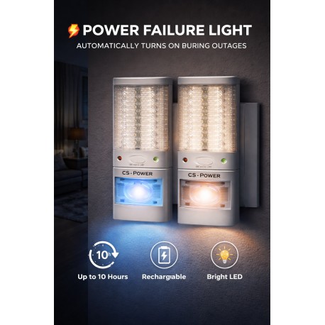 Power Failure Light - Rechargeable Flashlight - Night Light - Single $19